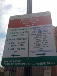 Parking Sign
