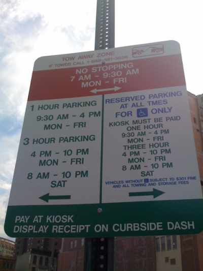Parking Sign